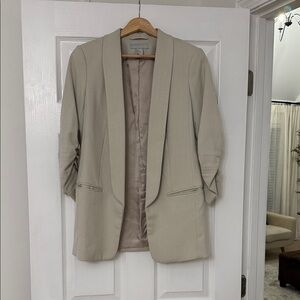 H&M Light Beige Textured Fabric